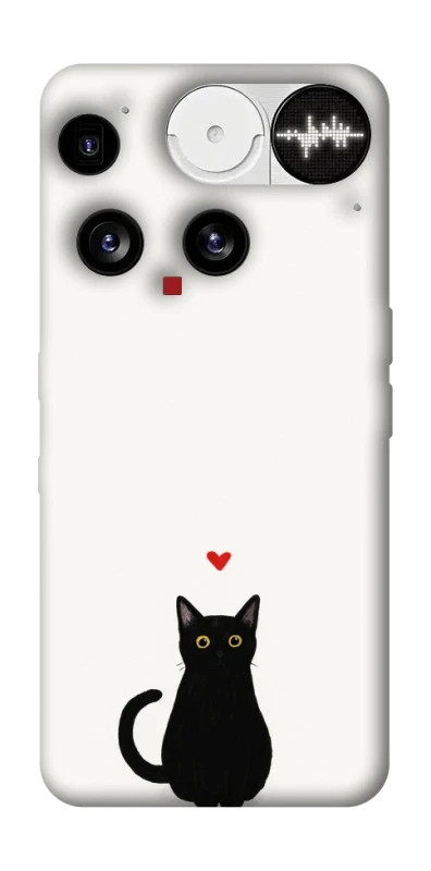 Чохол на Nothing Phone (3) cat in love фото 1 Чохол на Nothing Phone (3) cat in love фото 1 з 1