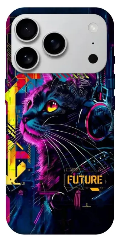 Чохол на Apple iPhone 18 Pro Max Cyber Cat v2 фото 1 з 1