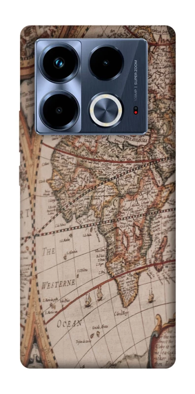 Чохол на Infinix Note 40 4G Карта подорожей фото 1 з 1