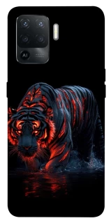 Чохол на Oppo Reno 5 Lite fire tiger фото 1 з 1