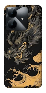Чохол на Realme Note 60x gold dragon фото 1 з 1