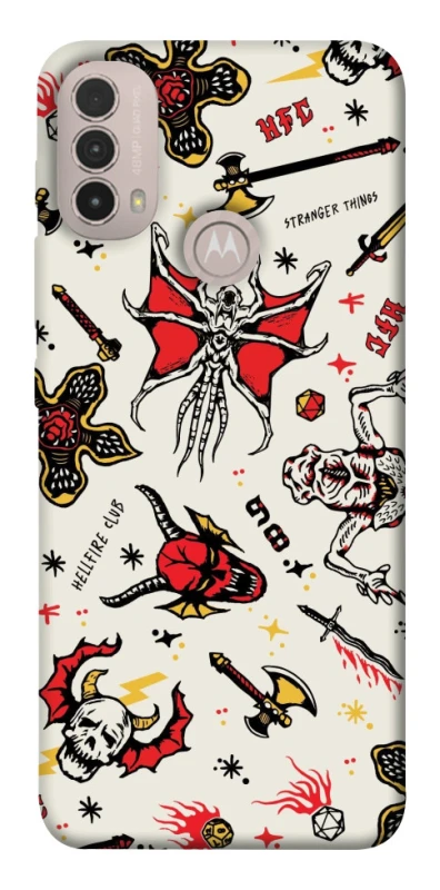 Чохол на Motorola Moto E40 Stranger Things ver.2 фото 1 з 1