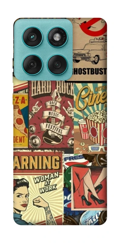 Чохол на Motorola Edge 60 Fusion Retro collage ver.2 фото 1 з 1