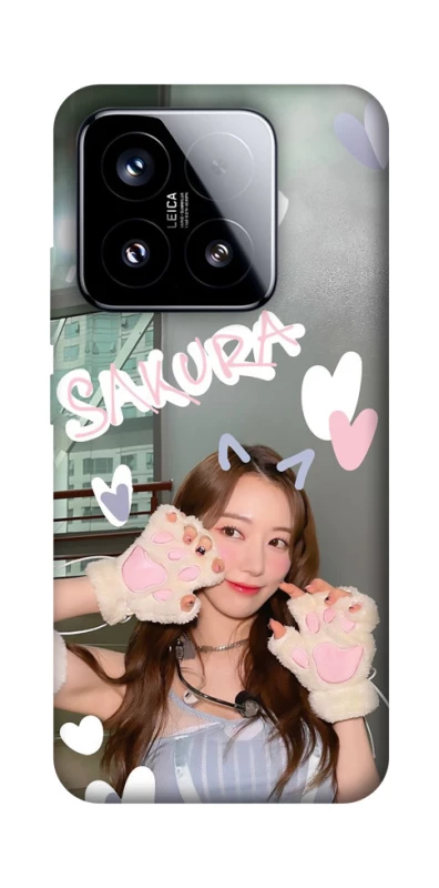 Чохол на Xiaomi 15 Sakura - LE SSERAFIM фото 1 з 1