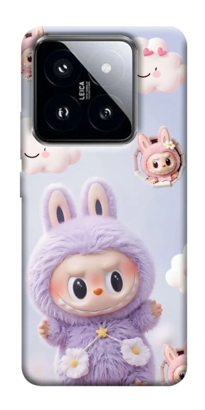 Чохол на Xiaomi 14 Pro Labubu & clouds фото 1 з 1