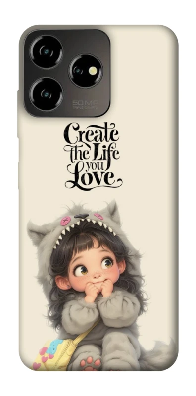 Чохол на ZTE Blade V50 Design 4G Create the life you love фото 1 з 1