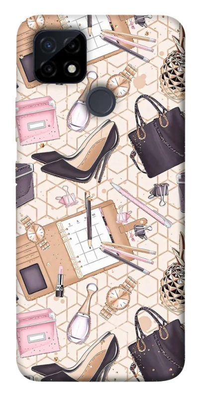 Чохол на Realme C21Y Fashion collage ver.9 фото 1 з 1