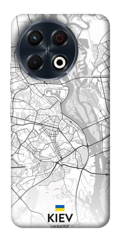 Чехол на TECNO Spark 30 Pro (KL7) Kiev white map фото 1 из 1