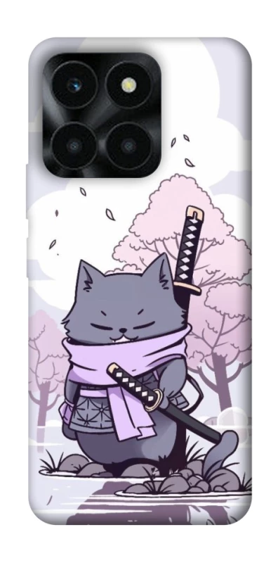 Чехол на Huawei Honor X6a Samurai cat фото 1 из 1