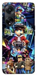 Чехол на Oppo A58 4G Roblox collage ver.4 фото 1 из 1