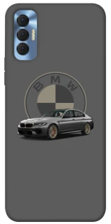 Чехол на TECNO Spark 8P BMW grey v2 фото 1 из 1