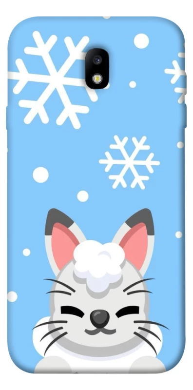 Чохол на Samsung J730 Galaxy J7 (2017) Adopt Me Snow Kitty Smile фото 1 з 1