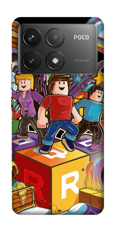 Чохол на Xiaomi Poco F6 Pro Roblox family фото 1 з 1
