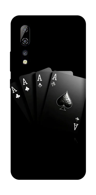 Чохол на ZTE Axon 10 Pro Black Cards фото 1 з 1