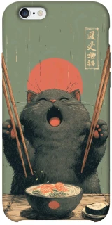 Чохол на Apple iPhone 6/6s plus (5.5") Hungry Cat фото 1 з 1