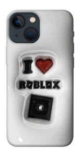 Чохол на Apple iPhone 13 mini (5.4") I love Roblox фото 1 з 1