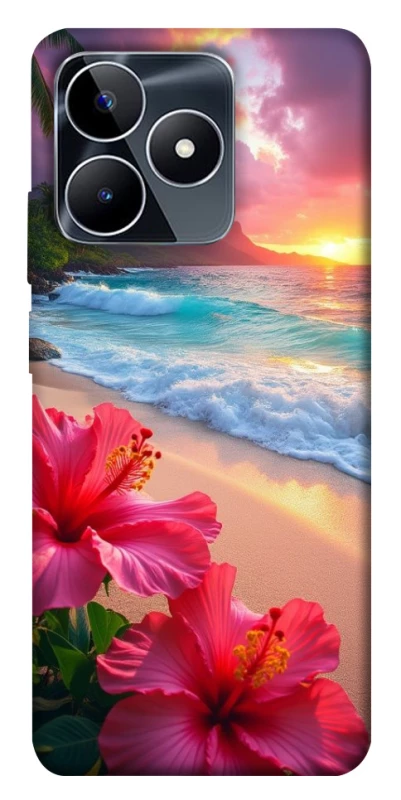 Чехол на Realme C53 Flowers v21 фото 1 из 1