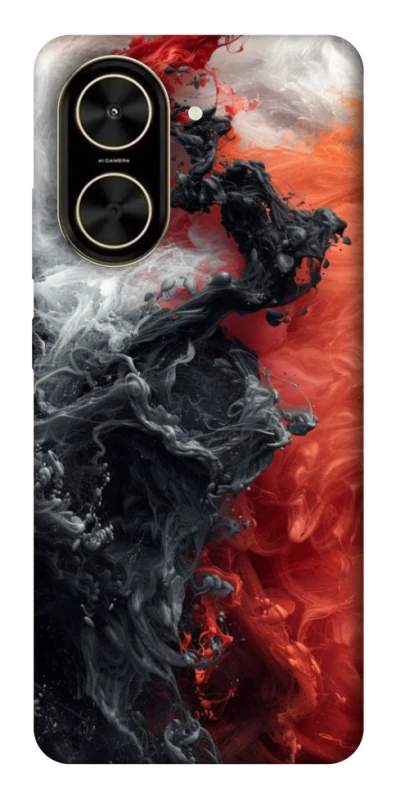 Чехол на Xiaomi Poco C71 Black and Red фото 1 из 1