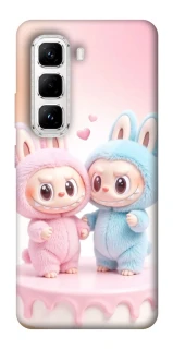 Чохол на Infinix Hot 50 Pro Labubu Twins фото 1 з 1