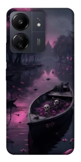 Чохол на Xiaomi Redmi 13C Boat and flamingo фото 1 з 1