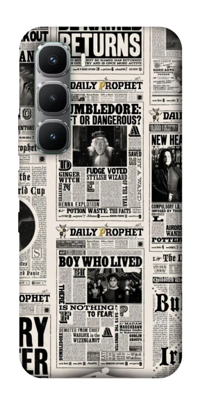 Чохол на Infinix Hot 60 Pro Harry Potter newspaper фото 1 з 1