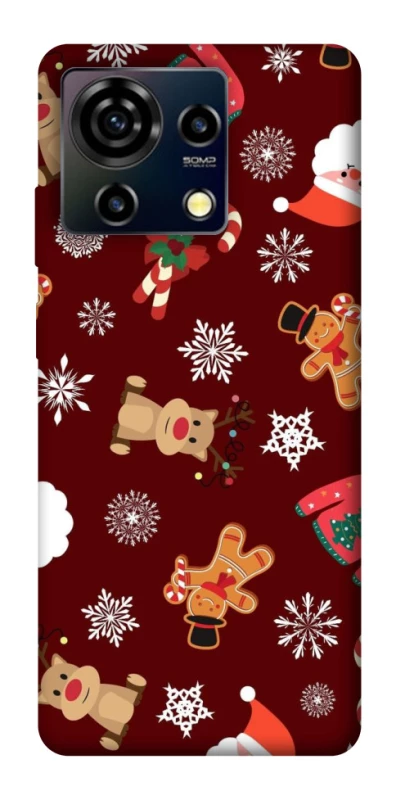 Чехол на ZTE Blade V50 Vita Новогодний v6 фото 1 из 1