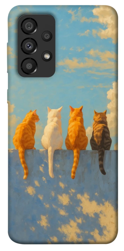 Чехол на Samsung Galaxy A33 5G cats on wall фото 1 из 1