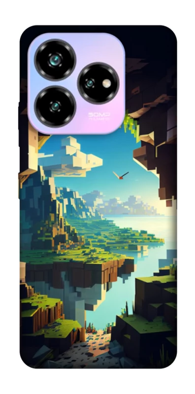 Чохол на ZTE Nubia V60 Desing Minecraft sunrise фото 1 з 1