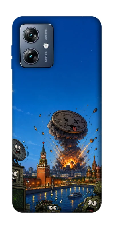 Чехол на Motorola Moto G54 Power Moscow never sleeps ver.8 фото 1 из 1