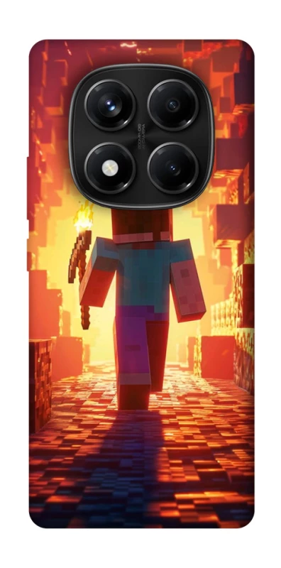 Чохол на Xiaomi Redmi Note 14 Pro 4G Minecraft adventure фото 1 з 1