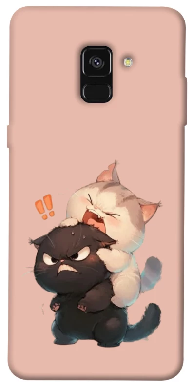 Чохол на Samsung A530 Galaxy A8 (2018) Сat and cat фото 1 з 1