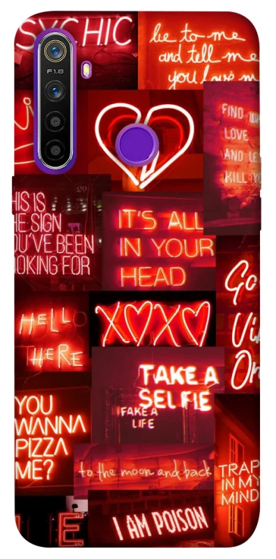 Чохол на Realme 5 Love collage ver.7 фото 1 з 1