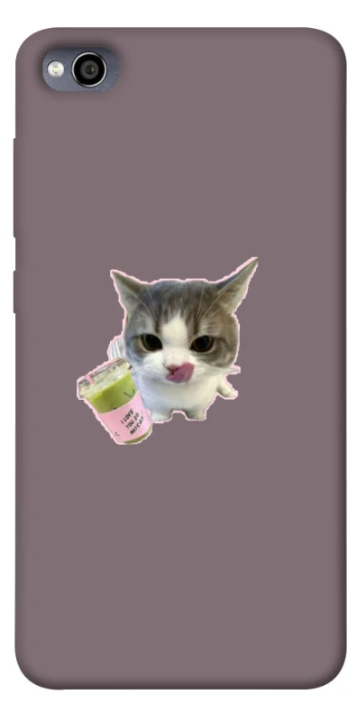 Чехол на Xiaomi Redmi 4a cat matcha фото 1 из 1