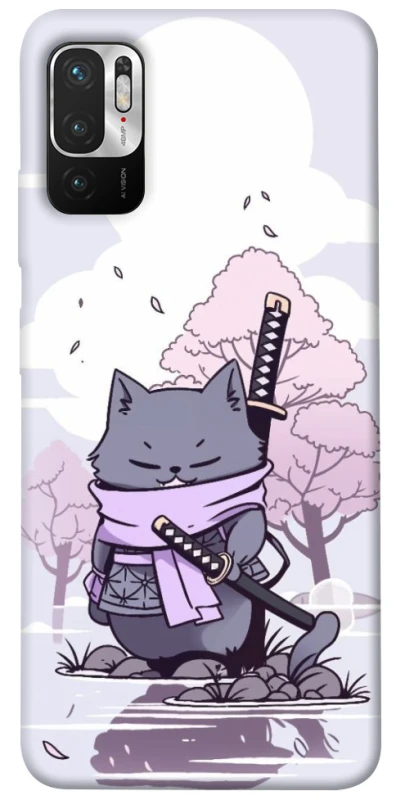 Чохол на Xiaomi Poco M3 Pro 4G / 5G Samurai cat фото 1 з 1