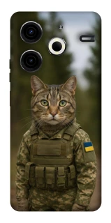 Чохол на TECNO Pova 6 Neo (LI6) Кіт захисник фото 1 з 1