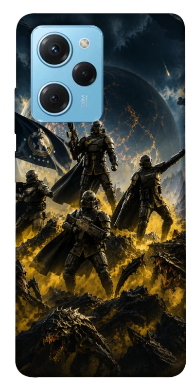 Чохол на Xiaomi Poco X5 Pro 5G HELLDIVERS фото 1 з 1