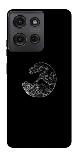 Чохол на Motorola Moto G75 Black tsunami фото 1 Чохол на Motorola Moto G75 Black tsunami фото 1 з 1