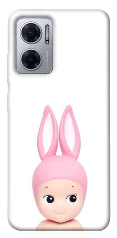 Чехол на Xiaomi Redmi Note 11E Minimal Bunny Peek фото 1 из 1