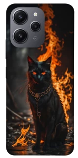 Чехол на Xiaomi Redmi 12 Огненный кот фото 1 из 1