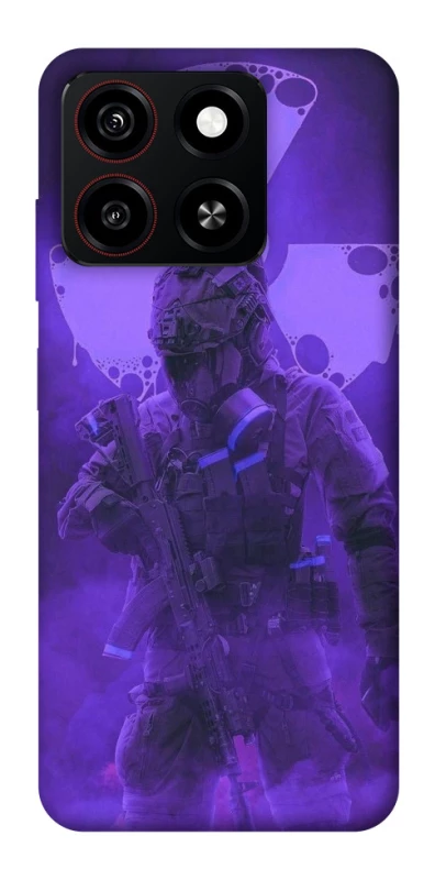 Чехол на ZTE Blade A35 4G Радиация v6 фото 1 из 1