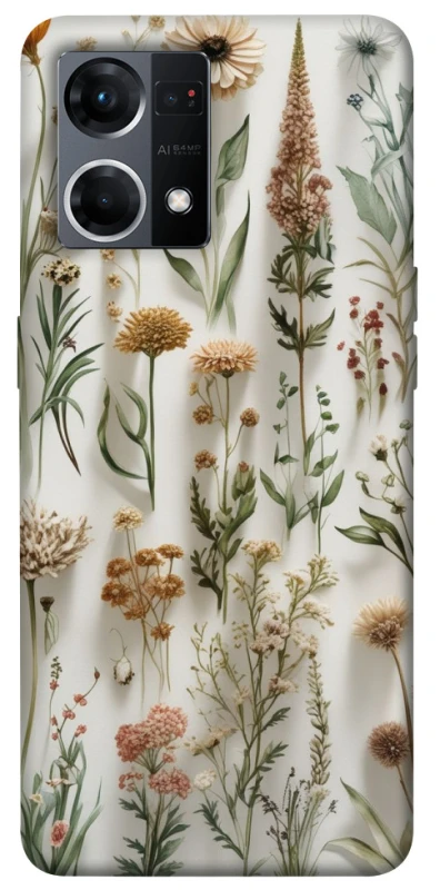 Чохол на Oppo Reno 7 4G Floral design ver.2 фото 1 з 1