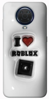 Чохол на Nokia G20 / G10 / 6.3 I love Roblox фото 1 з 1