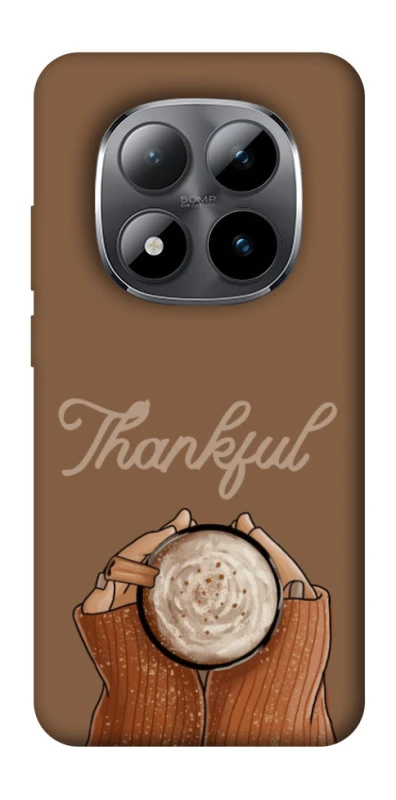 Чохол на Xiaomi Redmi Note 15 Pro 5G Thankful coffee фото 1 з 1
