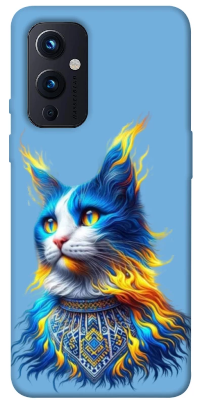 Чехол на OnePlus 9 Кот патриот фото 1 из 1