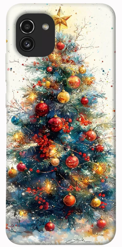 Чехол на Samsung Galaxy A03 Новогодний v36 фото 1 из 1