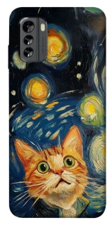 Чохол на Nokia G60 paint cat фото 1 з 1