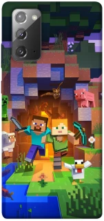 Чехол на Samsung Galaxy Note 20 Minecraft game фото 1 из 1
