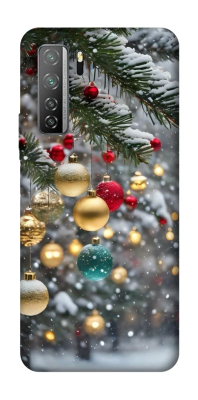 Чехол на Huawei Nova 7 SE Новогодний v48 фото 1 из 1