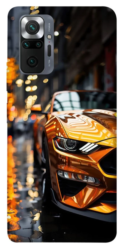 Чохол на Xiaomi Redmi Note 10 Pro Golden sports car фото 1 з 1