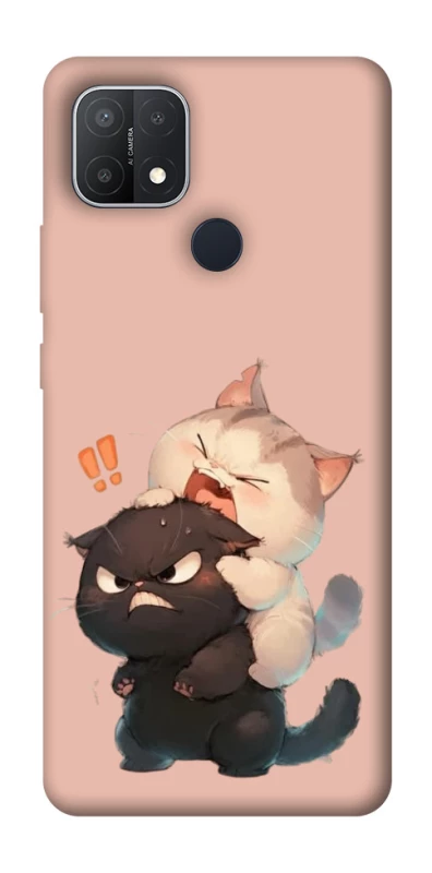 Чохол на Oppo A15s / A15 Сat and cat фото 1 з 1